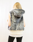 Faux Fur Jacket (Mix Grey)