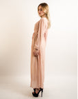 Pleated Long Maxi Dress
