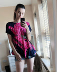 Coconut tree leaves print Top