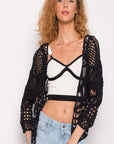Floral Crochet Cardigan (3A)