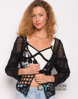 Floral Crochet Cardigan (3A)