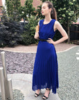 Pleated Maxi dress