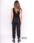 Knit Jogging Trousers with Side Stripes