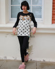 Multi Stars Geometric Print knitted Jumper