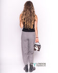 Knit Jogging Trousers with Side Stripes