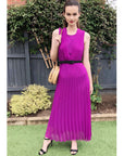 Pleated Maxi dress