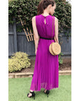 Pleated Maxi dress