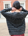 Stripe Print Thick Warm Jumper (Black)