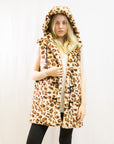 Faux Fur Oversize Hoody Coat