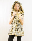 Faux Fur Oversize Hoody Coat