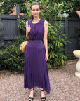 Pleated Maxi dress