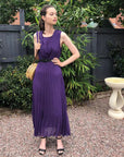 Pleated Maxi dress