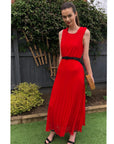 Pleated Maxi dress