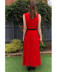 Pleated Maxi dress
