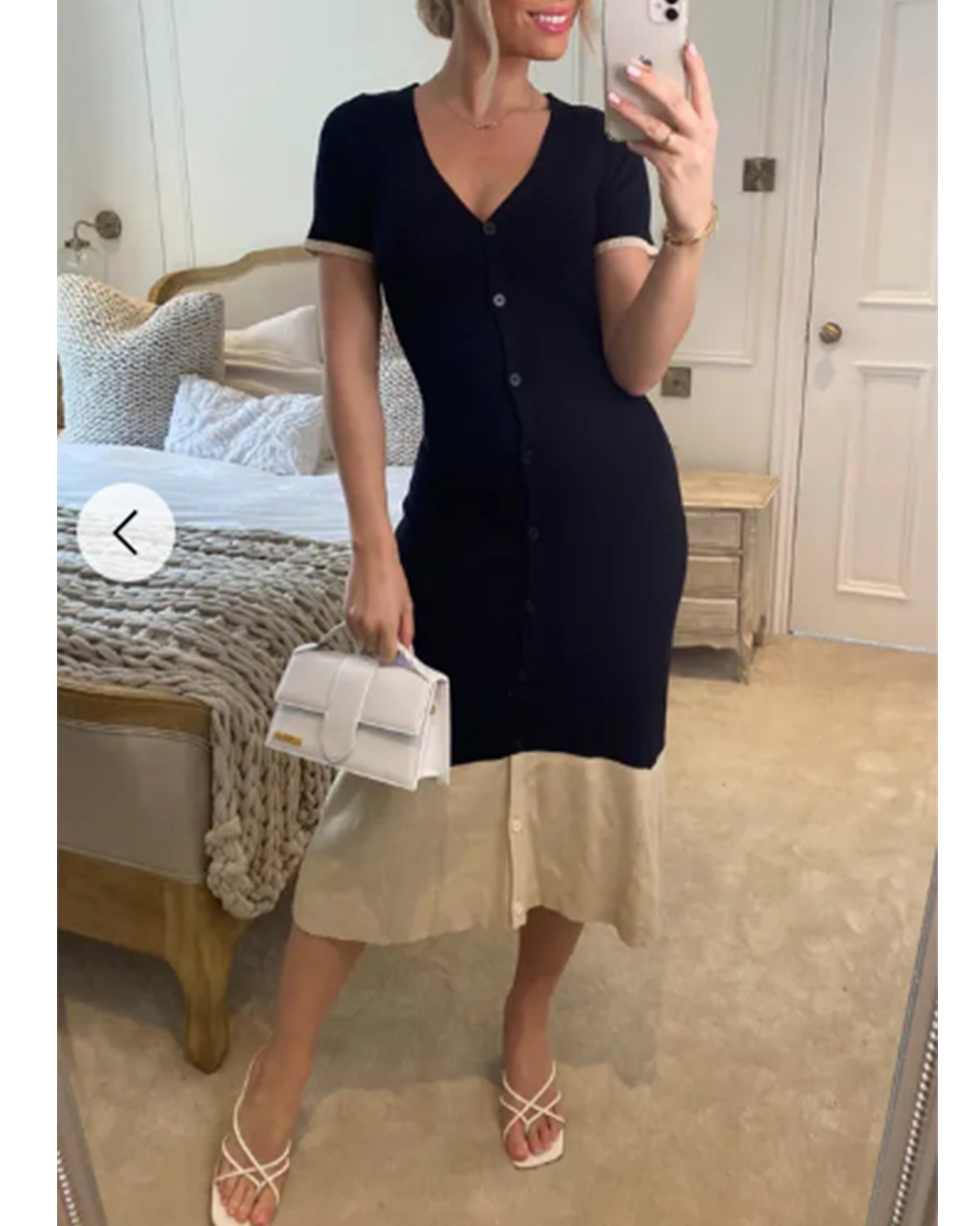 crepe knit button soft dress Knit Button Front Maxi Dress