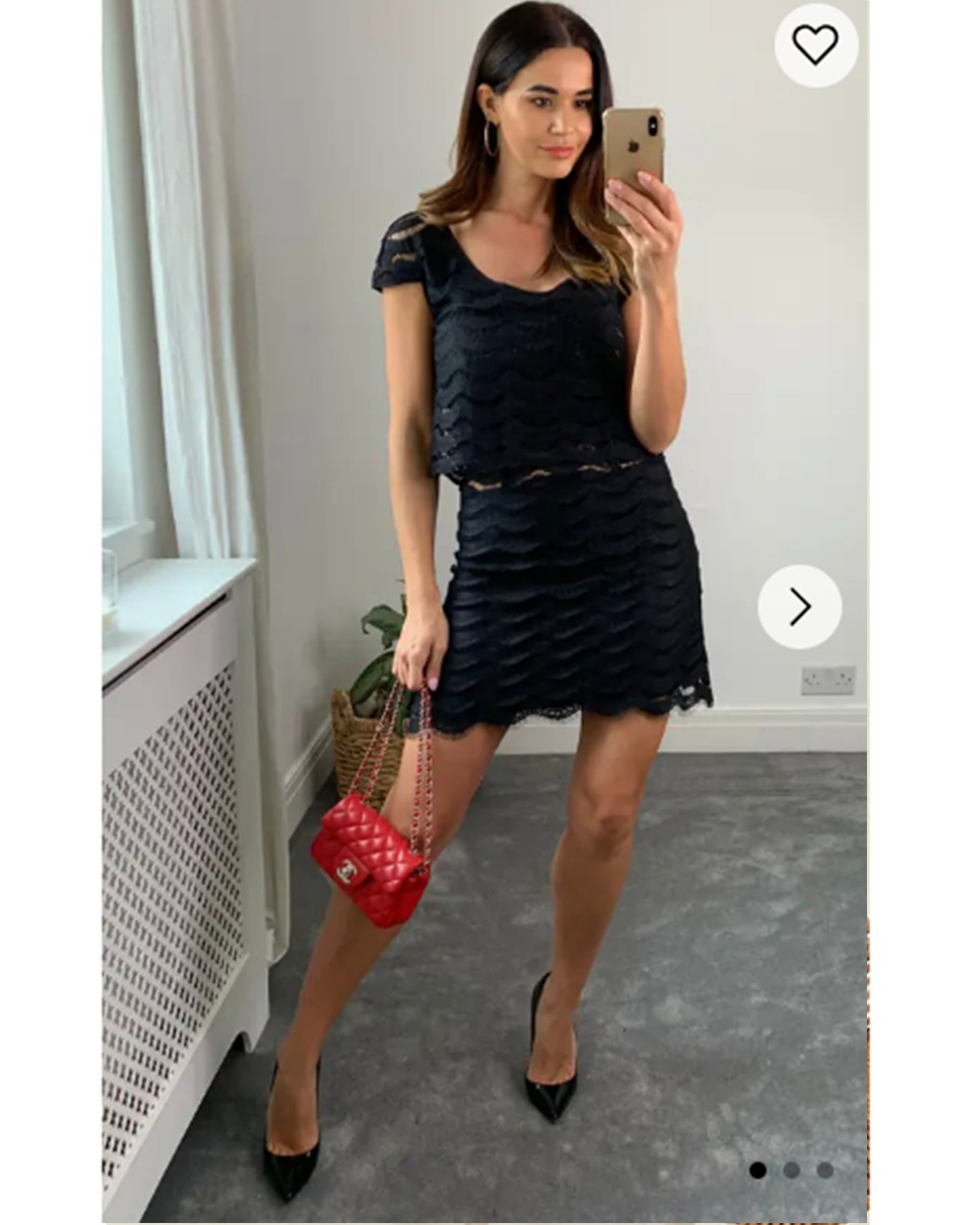 Black Lace Skater Dress CYLONDON Black Lace Skater Dress CYLONDON