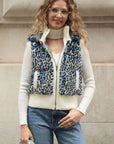 Faux Fur Jacket (Blue)