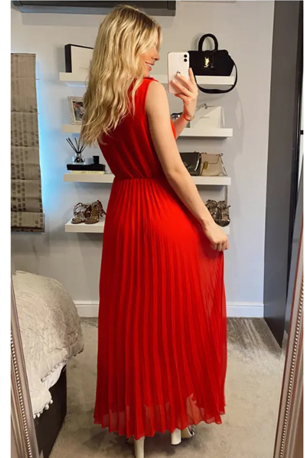 Pleated Maxi dress