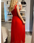 Pleated Maxi dress