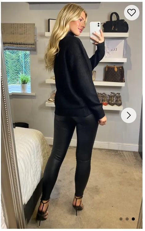 Open shoulder jumper with Chain Detail