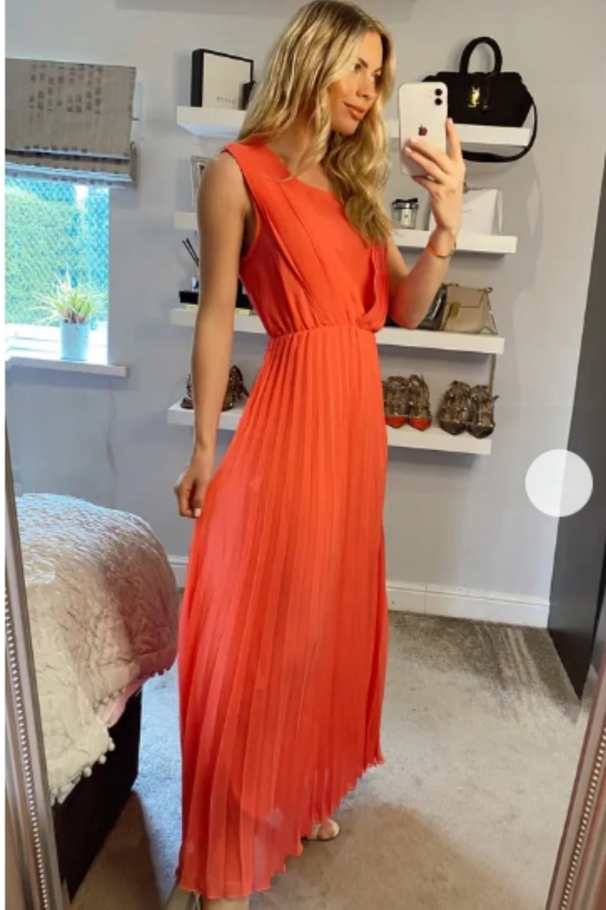 Pleated Maxi dress