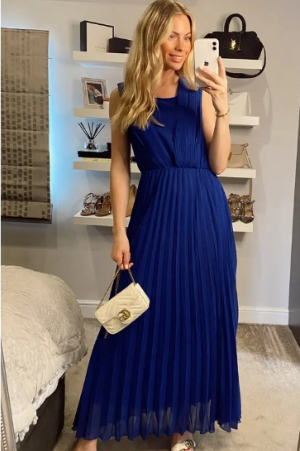 Pleated Maxi dress