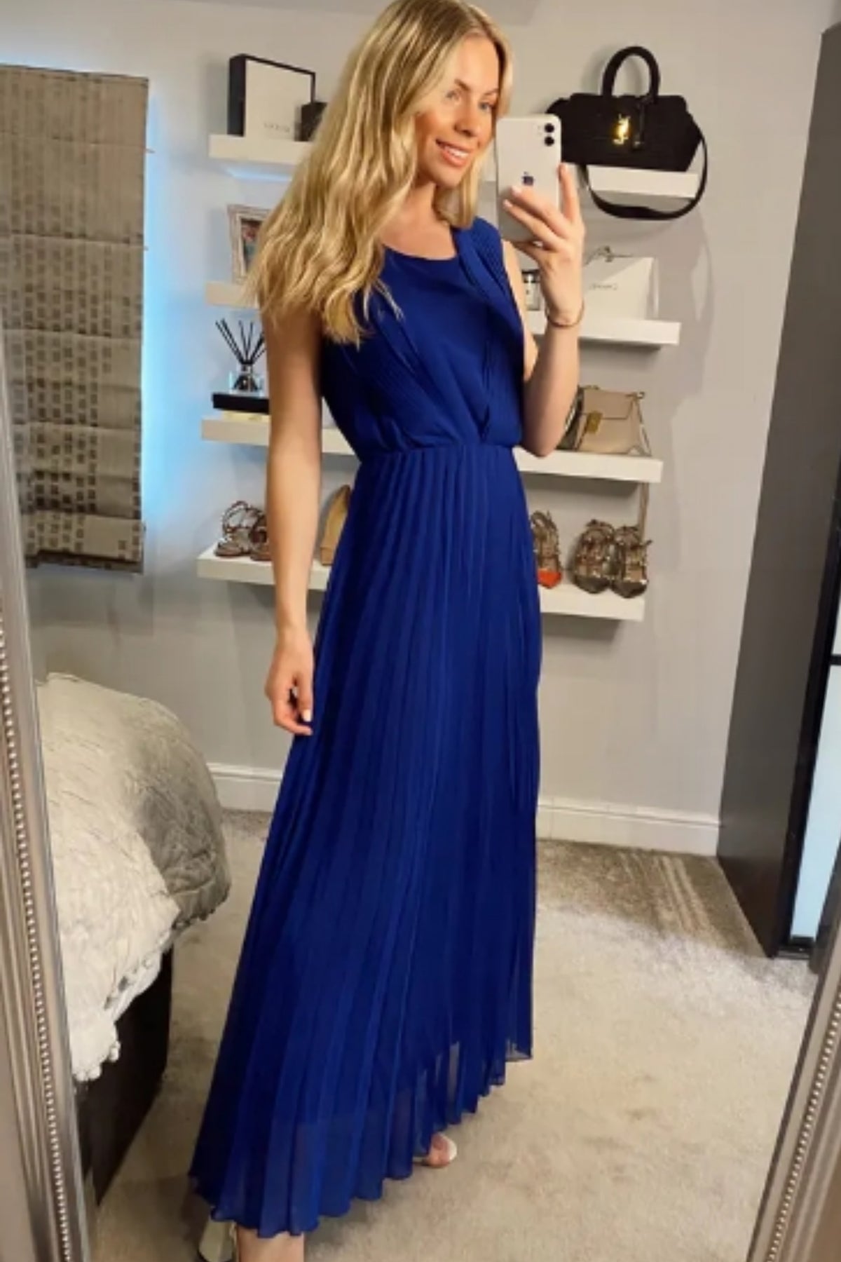 Pleated Maxi dress