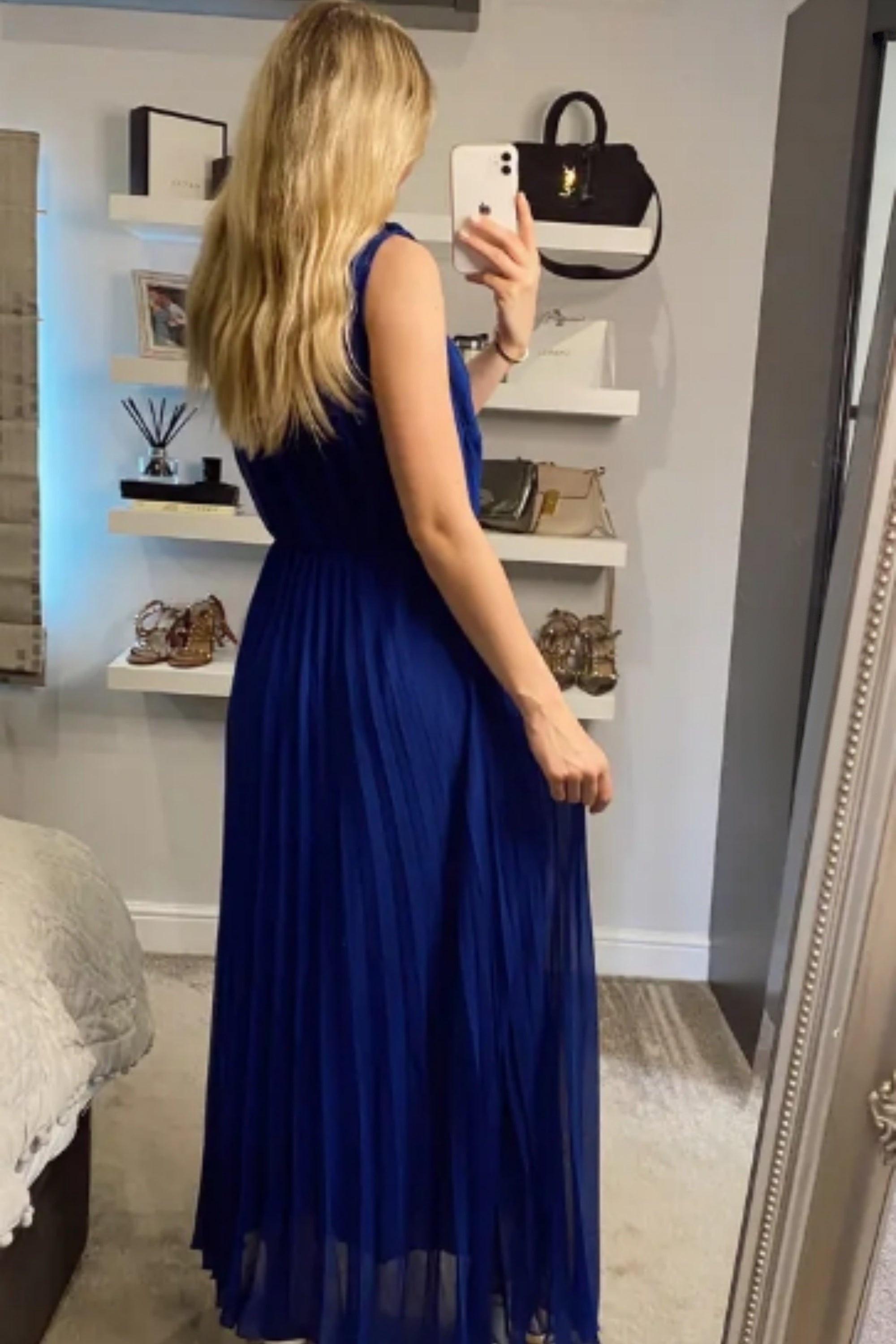 Pleated Maxi dress