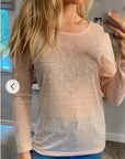 Diamanté Embellished Long Sleeve Top