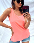 Bright Pink Vest Top