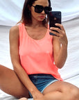 Bright Pink Vest Top