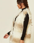Faux Fur Gilet (Grey)