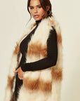 Faux Fur Gilet (BROWN)