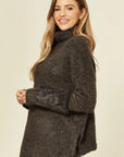 Fur sleeves design Jumper
