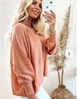 Balloon sleeves jumper