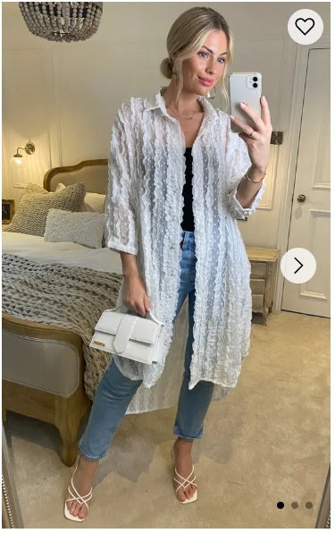 oversized chiffon shirt dress Avant Garde Chiffon Shirt Dress: Black White Gingham Asymmetrical Artwear
