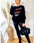 Sequin embellished jumper
