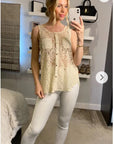 Lace Chiffon Top Shirt