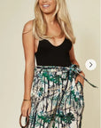 Floral Print Wide-leg Trousers