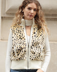 Faux Fur Jacket (Leopard print)