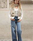 Faux Fur Jacket (Leopard print)