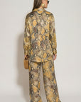 Silky Long Sleeve Shirt and trousers suits