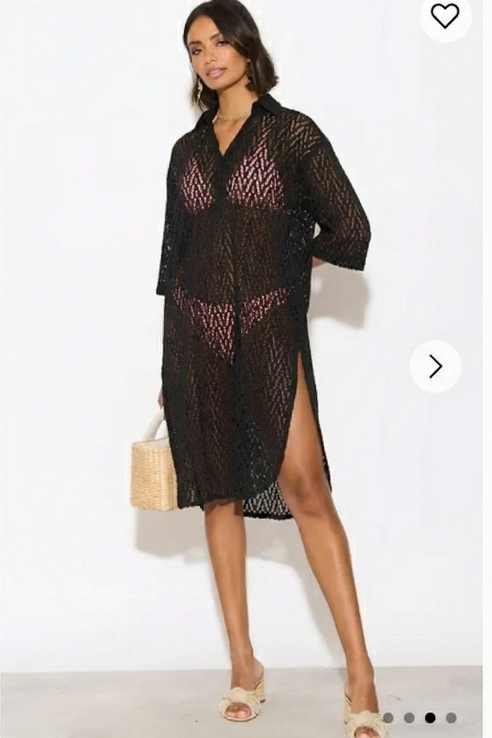 V pattern Lace kaftan dress in Black Holiday wear collection CYLONDON V pattern Lace kaftan dress in Black Holiday wear collection CYLONDON