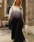 Sunset Ombre Draped Top & Pleated Trouser Co-Ord