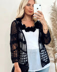 Floral Crochet Cardigan (3A)
