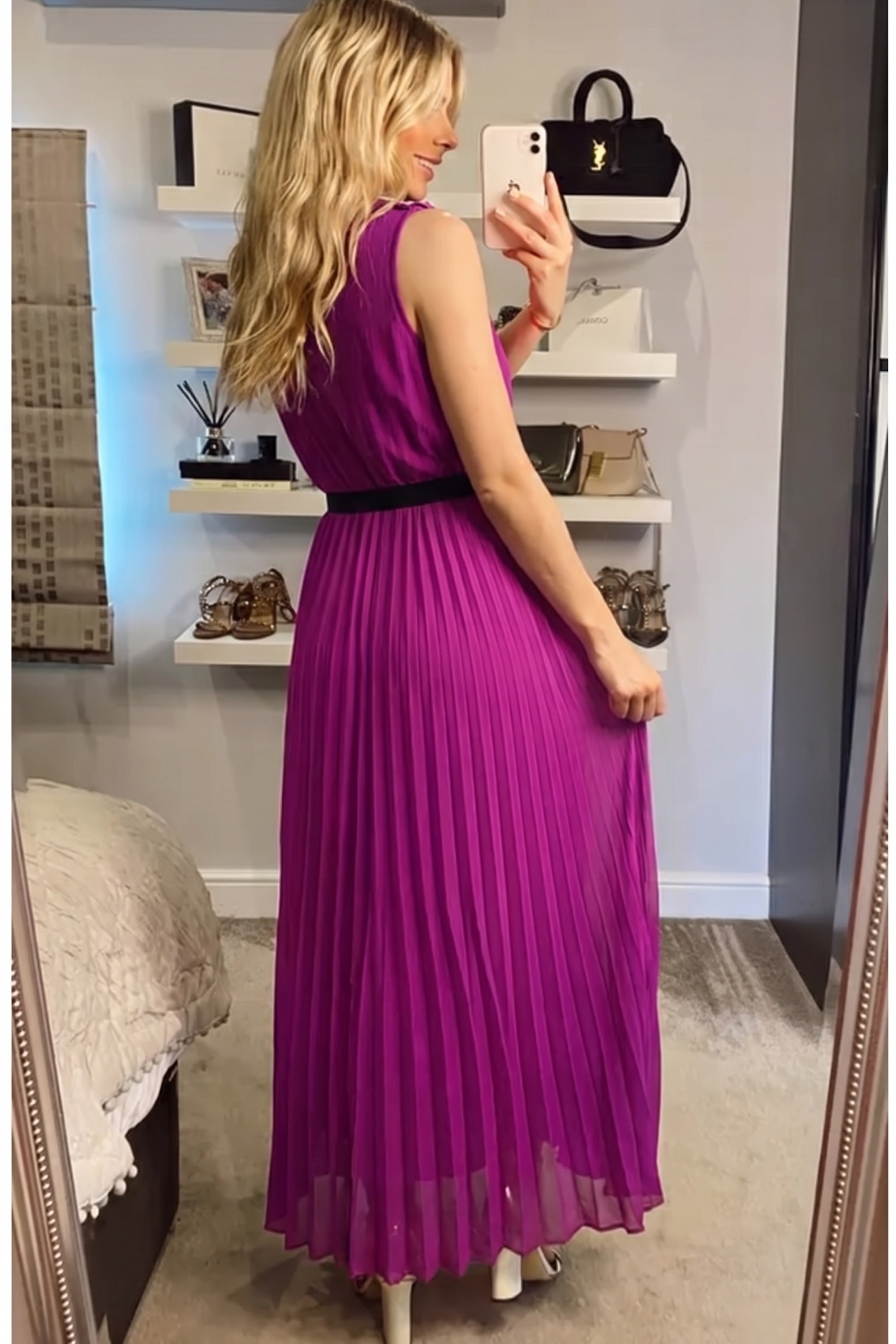 Pleated Maxi dress