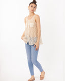Lace Chiffon Top Shirt