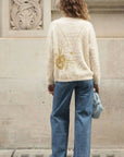 Spider Fluffy Jumper (CREAM)