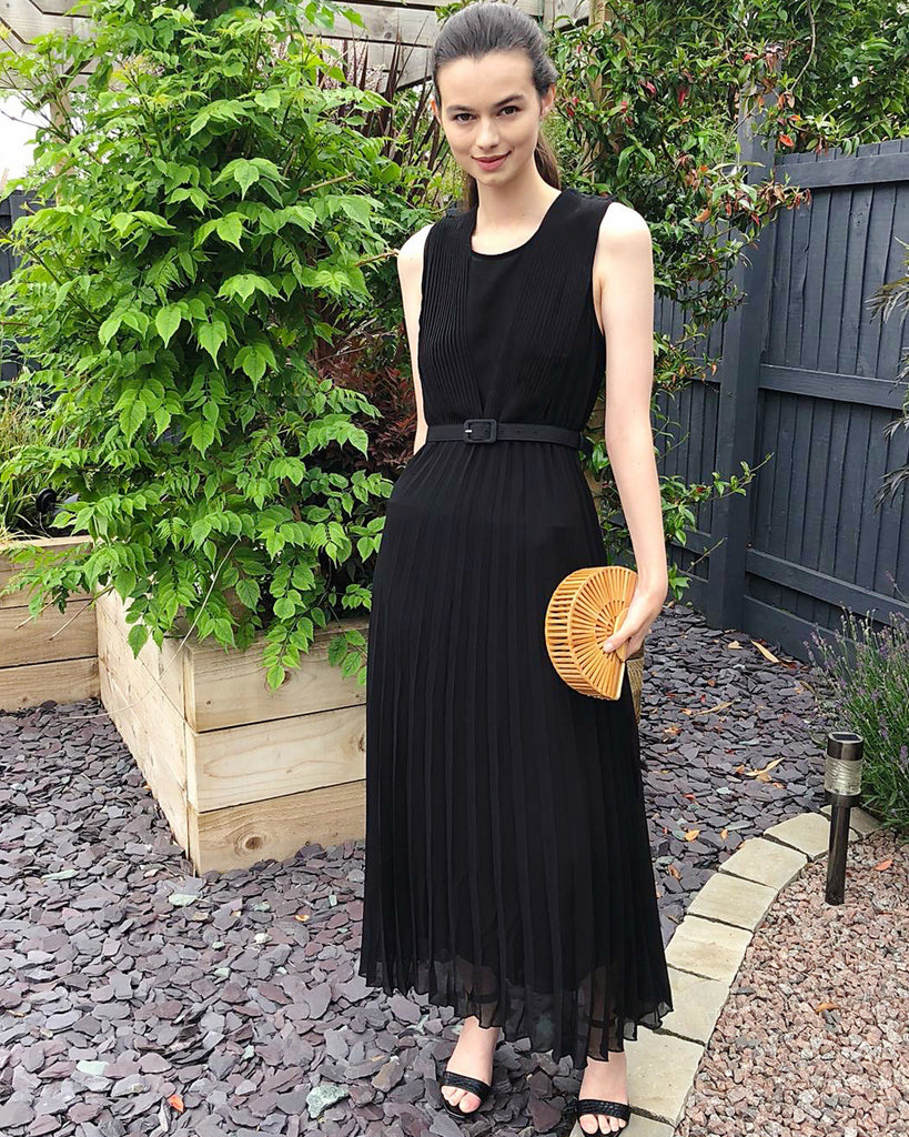 Pleated Maxi dress