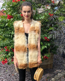 Faux Fur Gilet (BROWN)